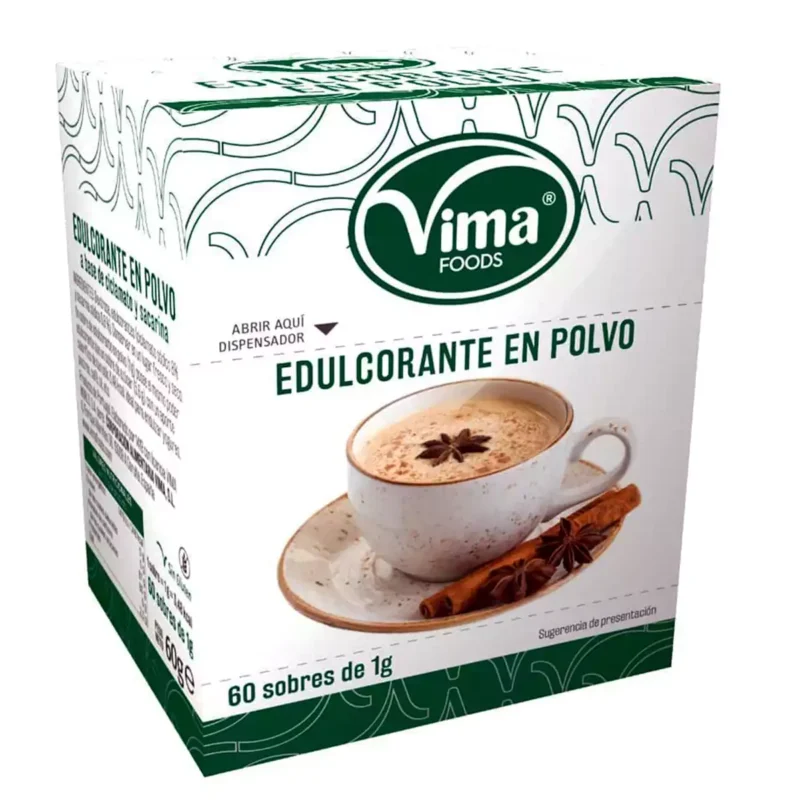 Endulcorante en polvo Vima (60 sticks de 1 g)
